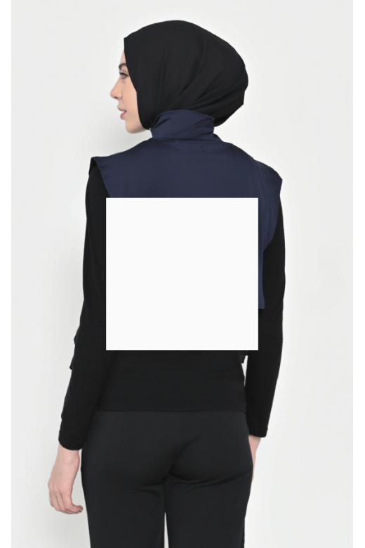 Naura Inner Neck Hijab Navy